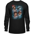 thumbnail image 1 of Teelocity Bob Ross Christmas Moon Long Sleeve (Medium - Standard Fit, Black), 1 of 4