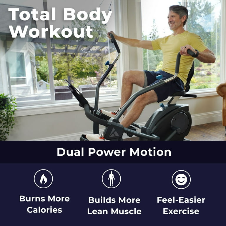Teeter FreeStep Recumbent Cross Trainer and Elliptical LT3