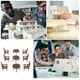 thumbnail image 2 of Juego de 4 mini mesas y sillas, modelo de muebles, mini casa, accesorio para sala de estar, 2 of 6