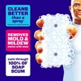 thumbnail image 2 of Mr. Clean Magic Eraser Sponge, Bathroom Cleaner, Soap Scum Shower & Tub Cleaner, 2 in 1 Bath, Lavender, 7 Count, 2 of 11