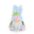 thumbnail image 2 of Puntoco Colgante De Muñeco De Pascua, Muñeco Sin Rostro, Adornos Para Alféizar De Ventana, Gnomo, Decoración De Primavera, Artesanías De Tela, Decoración Verde Para El Hogar, 2 of 4