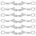 thumbnail image 4 of Fugacal 12Pcs Mini Metal Sports Keychain Badminton Racket Keyrings For Ball Lovers, 4 of 8