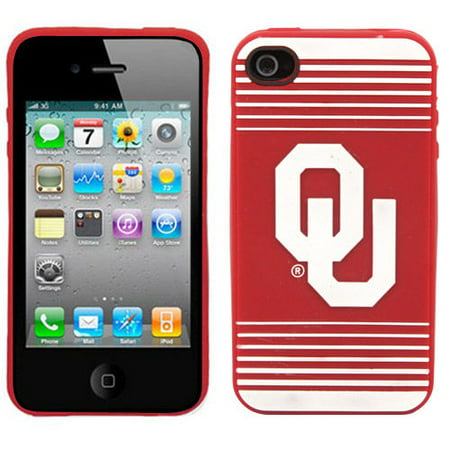 Oklahoma Sooners Team Logo Silicone iPhone 4/4S Case - Crimson