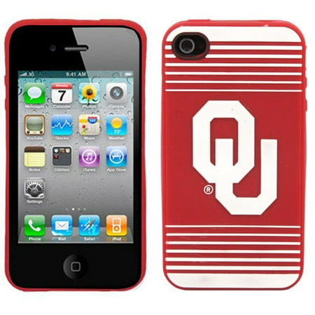 Oklahoma Sooners Team Logo Silicone iPhone 4/4S Case - Crimson