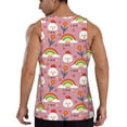 thumbnail image 3 of Xecao Cartoon Chicken Men's Tank Top Workout Quick Dry Sleeveless Gym Jogging Muscle Shirts Summer Swim Beach Tops, 3 of 9