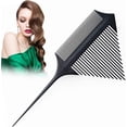 thumbnail image 1 of Hair Dye Comb, Hair Tail Comb, Multifunctional Double-Sided Pointed Tail Triangle Pick Comb, Portable Hairdresser Comb, Hairdressing Comb, 1 of 4