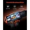 thumbnail image 4 of Tool Combo Kit Max 20V Cordless 2-Tool Set with 1/2 in Drill, 1/4 in Impact Driver, Brushless Motor, LED Light, and 2.0Ah Batteries for Professional DIY, Renovation, Repair, and Construction, 4 of 11