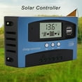 thumbnail image 3 of Usb Solar Panel Controller MPPT 12V/24V Charging Controller Dual USB DC Rechargeable Solar Charge Controller, 3 of 7