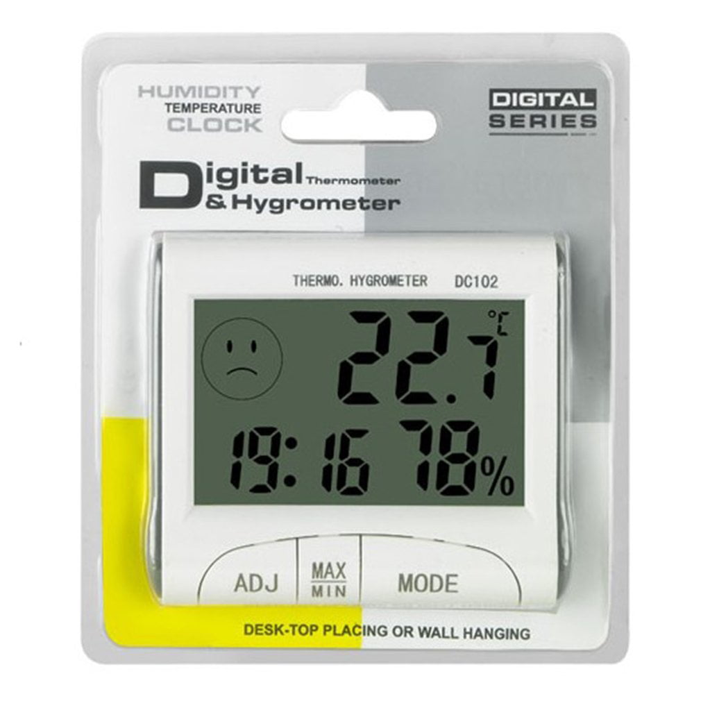Mini Digital LCD Thermometer Humidity Meter Room Temperature Indoor Hygrometer 