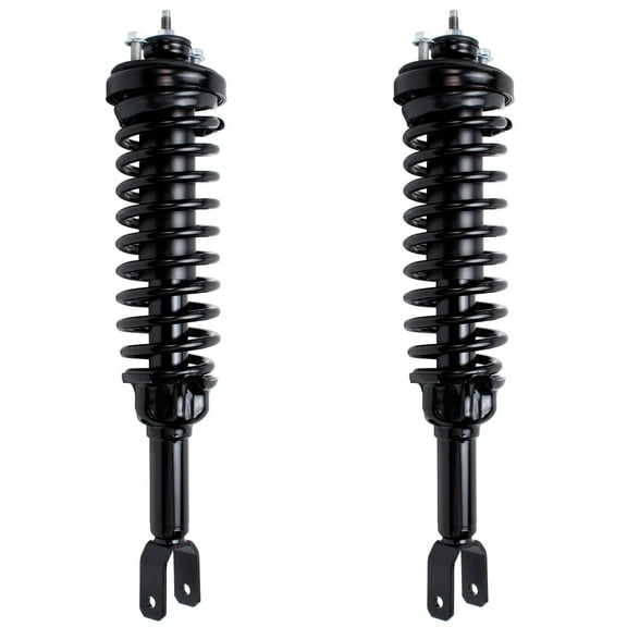Detroit Axle - 2 Rear Struts for 1996-2000 Honda Civic, 1997-2000 EL, Driver or Passenger Side Complete Struts & Coil Spring Replacement