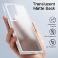 thumbnail image 4 of JETech Matte Case for Samsung Galaxy S24 Ultra 5G, Frosted Translucent Back Protective Slim Phone Cover, Anti-Fingerprints (Frosted Clear), 4 of 6