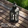 thumbnail image 2 of Candle Lantern, 10.2 Inch Chandelier Chic Style Lamp with Fleur, 2 of 5