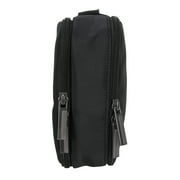 btL 4 Piece Nylon Mesh Front Expandable Zippered Compression Packing Cubes, Black