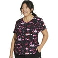 thumbnail image 7 of Dickies EDS Scrubs Top For Women V-Neck Print DK852, 7 of 7