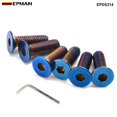 6PCS Burnt (Neochrome) M5 Steering Wheel Bolt Screw Kit Fit Steering