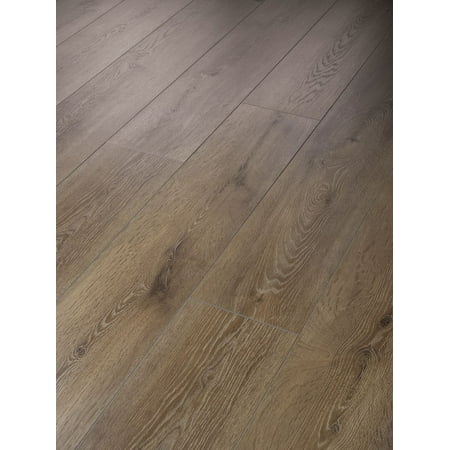 Mode 8" in. x 48 in. Color Almendra, Laminate Wood Flooring (21.26 sq. ft. / Carton)