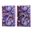 thumbnail image 5 of Wallet style folio for Asus Vivo Tab RT 10.1 tablet case 10 inch Slim fit standing protective rotating for 10" universal carrying cases 10.1 PU leather cash Pocket cover Aqua Paisley, 5 of 5