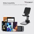 thumbnail image 5 of Cell Phone Stand Holder - Fully Foldable & Height Adjustable iPhone Stand for, 5 of 5