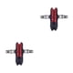 thumbnail image 4 of Greeniant 1 par de pastillas de freno de bicicleta profesionales en forma de V zapatos de frenado silenciosos componentes de repuesto para deportes al aire Type2 NO2 Greeniant CBP229194, 4 of 5