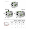 thumbnail image 2 of Rustic Home Toaster Cover 4 Slice, Large Kitchen Appliance Covers, Green Eucalyptus Leaves Wreath Wooden Plaid Toaster Oven Cover with Loop, Bread Machine Cover Polyester Dust Cover Protection, 2 of 4