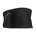thumbnail image 3 of Cinturón de soporte lumbar Rehband negro, fabricado en SBR/neopreno de 5 mm, estabilizador para espalda y columna lumbar, ideal para deportes y vida diaria., 3 of 5