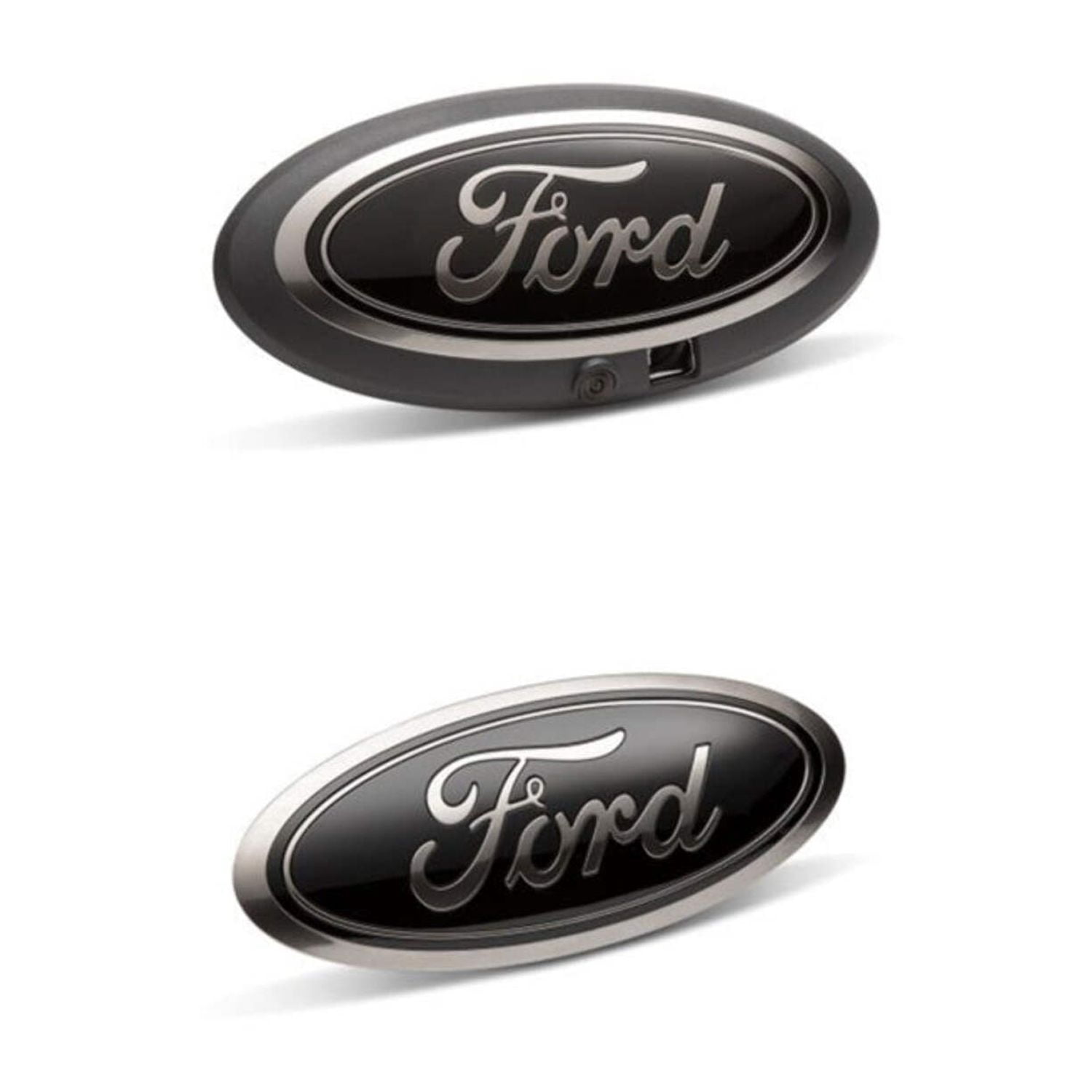 2020-2022 Ford Super Duty w/ Camera OEM Front Grille Rear Tailgate Emblems Black