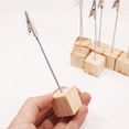 thumbnail image 3 of Adornos para el día de San Valentín, portatarjetas de visita de madera creativo, clip de hierro de cocodrilo, soporte para mensajes, suministros para fiestas en el hogar, placa de número de mesa, 3 of 6