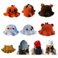 thumbnail image 4 of Halloween Travel Crochet Bucket Hat Ladies Commute Camping Taking Photo Fisherman Cap Multiple Type for Girlfriend, 4 of 4