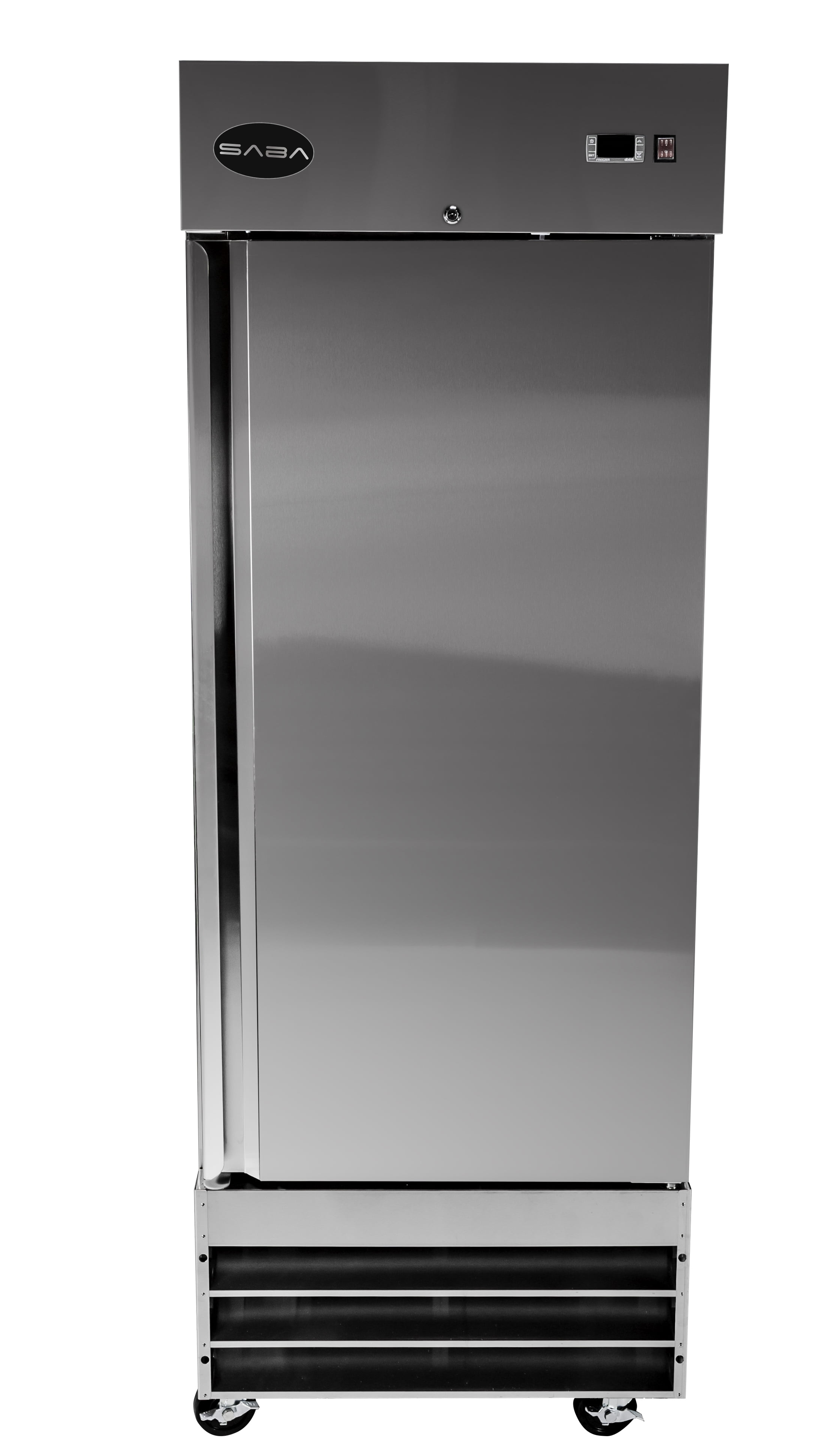 EQ Kitchen Line SF-23L1 Commercial Standing Freezer, 1 Door, 158 gal, 84  Height, 30.8 Width, 27.6 Length, Stainless Steel