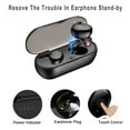 thumbnail image 2 of Y30 Tws Wireless Headphones Earphones Earbuds 5.0 Noise Canceling Headset Stereo Music In-ear For Android Ios Smart Phone - Earphones &amp; Headphones, 2 of 6