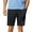 Black, variant on Dagugfen Summer Shorts for Men Straight Leg Mesh Button Fitted Breathable Working Formal Suit Shorts