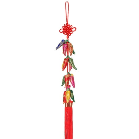 

Spring Festival Wedding Celebration Chinese Knot Colorful Pepper Pendant