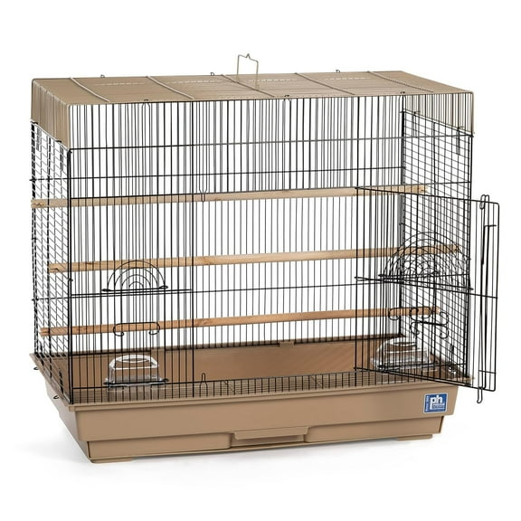 Small Bird Cage for Parakeets & Cockatiels - Brown/Black SP1804-5