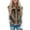 Brown, variant on Faux Fur Vest Women, Yigetop Women's Solid Color Fashion Casual Sleeveless Zipper Coat Women's Fur Vest Black L
