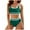 R372/Green, variant on Vividxx Women's Bikini Sets High Waisted Sporty Two Piece Swimsuit Color Block High Cut Bathing Suits Summer Comfortable Vacation 2026 Beach Wear