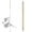 Gold, variant on Yescom 262 mm Chrome Stainless Steel Dancing Pole Extension for 45 mm Professional Pole Fitness Spinning Pole Accessories, Silver