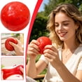 thumbnail image 5 of Watermelon Fruit Slush Stress Ball With Embedded Black Seed Specks, Glossy Round Squeeze Accessory For Adult Daily Anxiety Relief(1pc), 5 of 8