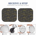 thumbnail image 5 of Goofa Retro Excavator Pattern 2 Piece Car Windshield Sun Shade Foldable | Front Windshield Shade for Sun, Heat and UV Rays | Sunshade for Car Front Window-, 5 of 7