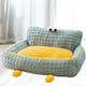 thumbnail image 1 of Sofá para mascotas, acogedor, decoración del hogar, cama para gatos con dibujos animados para habitación interior, cachorro azul pequeño, 1 of 10