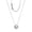 Silver necklace, variant on 18K Gold Plated necklace Black/Red Clover necklace for Women Fashion Jewelry necklace Jewelry Gifts for Women