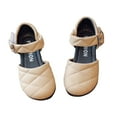 thumbnail image 1 of QHFBli Sandales d'Été d'Extérieur pour Filles Chaussures Habillées Chaussures de Demoiselle d'Honneur Mary Jane Talons Bas pour Mariage Kaki 35, 1 of 6