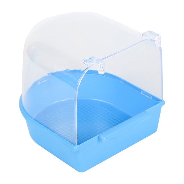 Miangastore 1pc Caged Multi Cage Covered for Small Canary Budgies Parrot (Light Blue)