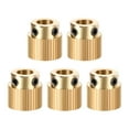 thumbnail image 5 of Uxcell 40 Teeth 5mm Bore Brass Drive Gear Extruder Wheel 5pcs, 5 of 5