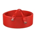 thumbnail image 4 of Cat6 100FT Network Ethernet Patch Cable, 550MHz Internet Wire for Router, Modem, PC, Laptop, TV, Printer, Console, Copper-Clad Aluminum, 5-Pack, Red, Cables Direct Online, 4 of 8