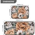 thumbnail image 3 of SKYSONIC Kitchen Mats (Vintage Flowers) 2 Pcs Set, Anti Fatigue Kitchen Rugs Cushioned Water Absorbant Non Slip Comfort Floor Mats for Kitchen Bedroom Liveing Room Bathroom, 3 of 7
