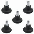thumbnail image 2 of Mawalde 5Pcs Bell Glides Replacement Office Chair Wheels Stopper Office Chair Swivel Caster Wheels, 2 Inch Stool Bell Glides, 2 of 6