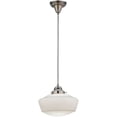 thumbnail image 6 of Meyda 144421 12 in. Revival Schoolhouse with Traditional Globe Pendant, White - Deco Contemporary, 6 of 7