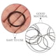 thumbnail image 3 of OULII 200Ud Juntas De Para Relojes Anillos Traseros Impermeables Negros, 3 of 8