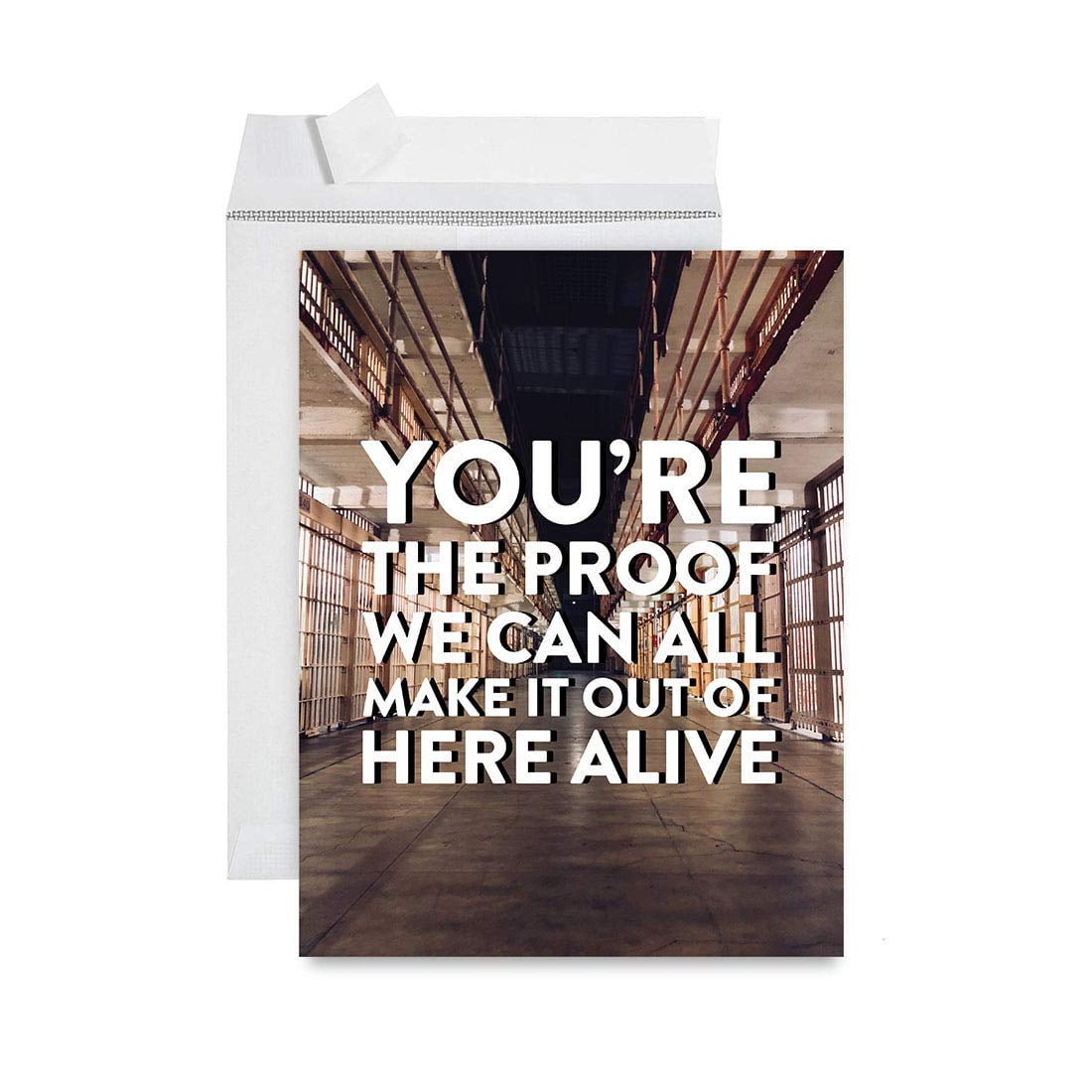 Andaz Press Funny Jumbo Retirement Card With Envelope , Greeting Card