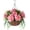 Champagne, variant on Artificial Flowers in Hanging Basket Planter for Home Spring Decoration, Silk Hydrangea Outdoor Indoor Arrangements, 12" Metal Coconut Lining Basket with Faux Plant(Champagne)